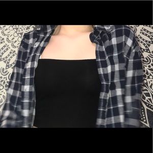 BLUE BRANDY MELVILLE FLANNEL!!